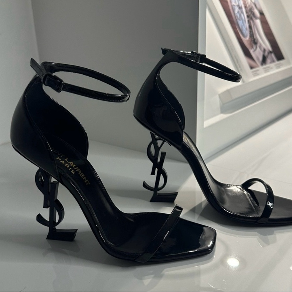 YSL Opyum Sandals in Patent leather